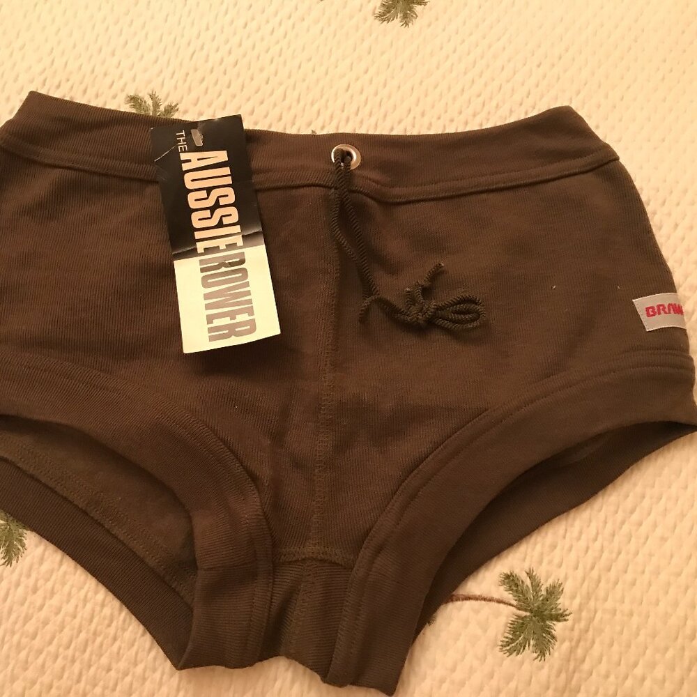 Swim trunks for professional rower. Small. VINTAGE new. Brawn USA